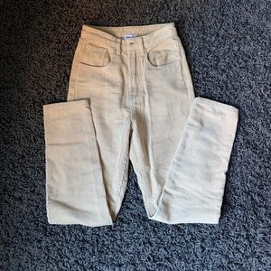 Princess Polly corduroy beige pants